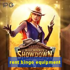 rent bingo equipment