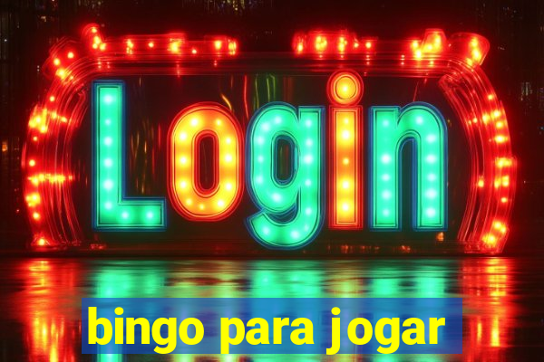 bingo para jogar