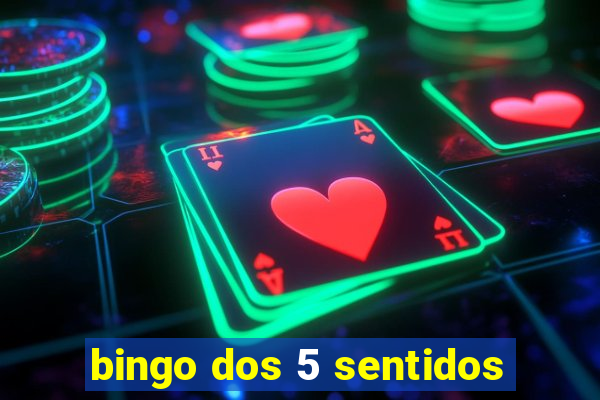 bingo dos 5 sentidos