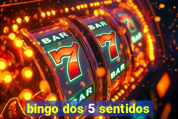 bingo dos 5 sentidos