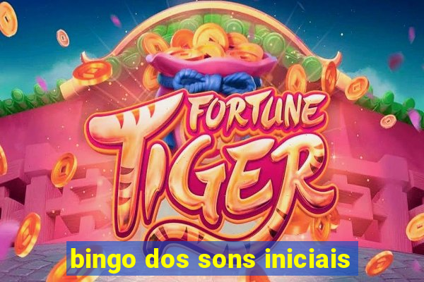 bingo dos sons iniciais