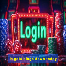 is gala bingo down today