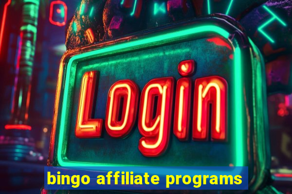 bingo affiliate programs