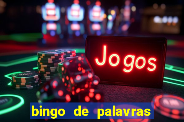 bingo de palavras de natal