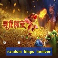 random bingo number generator 1-90