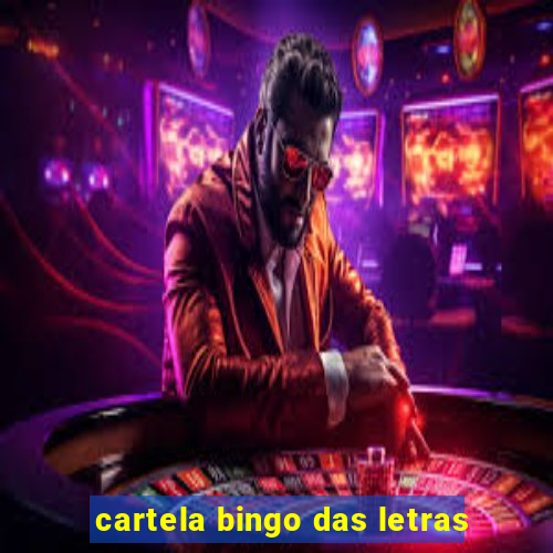 cartela bingo das letras