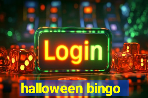 halloween bingo