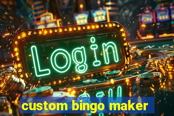 custom bingo maker