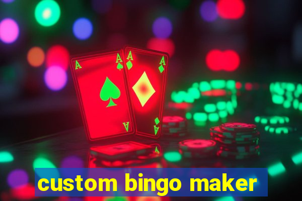 custom bingo maker