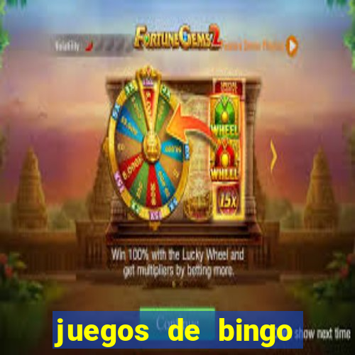 juegos de bingo dinero real