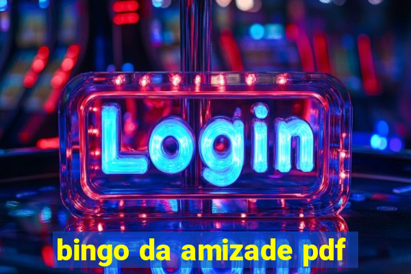 bingo da amizade pdf