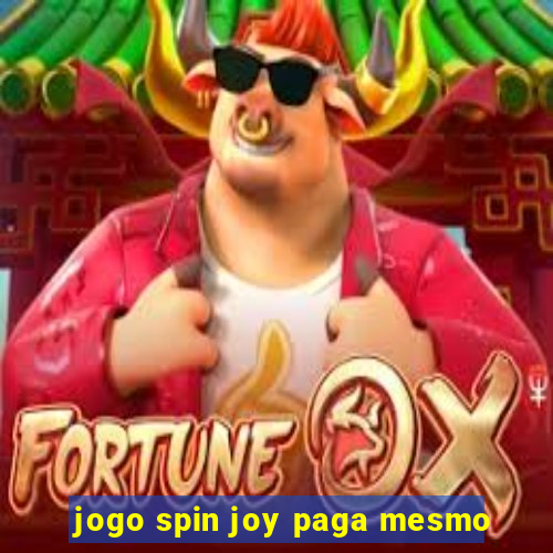 jogo spin joy paga mesmo