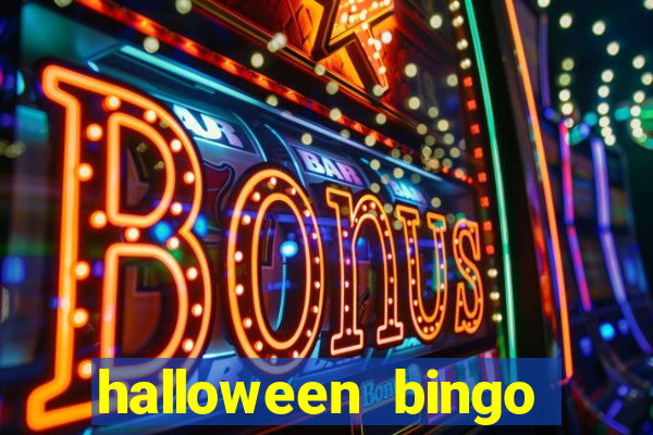 halloween bingo cards with numbers