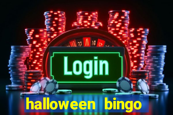 halloween bingo cards with numbers