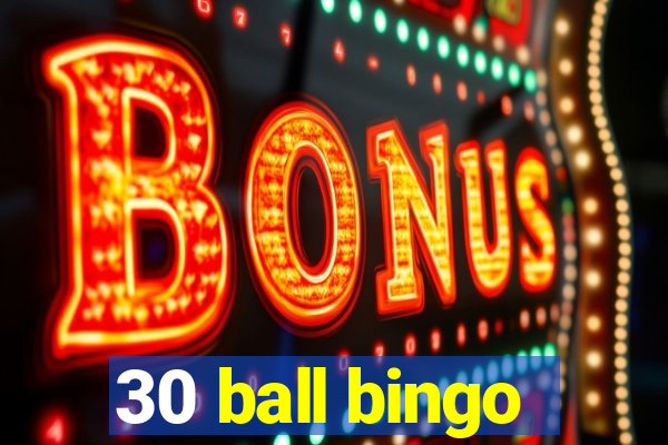 30 ball bingo