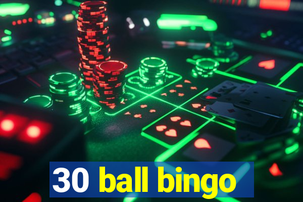 30 ball bingo