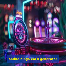 online bingo card generator