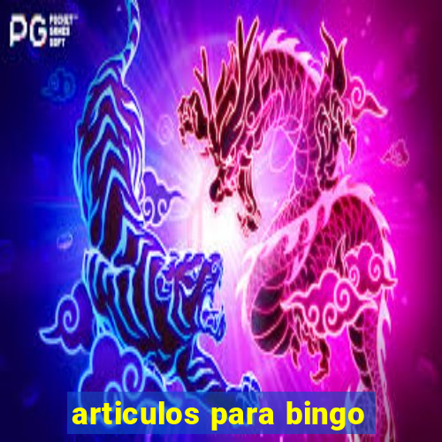 articulos para bingo