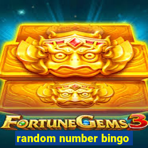 random number bingo